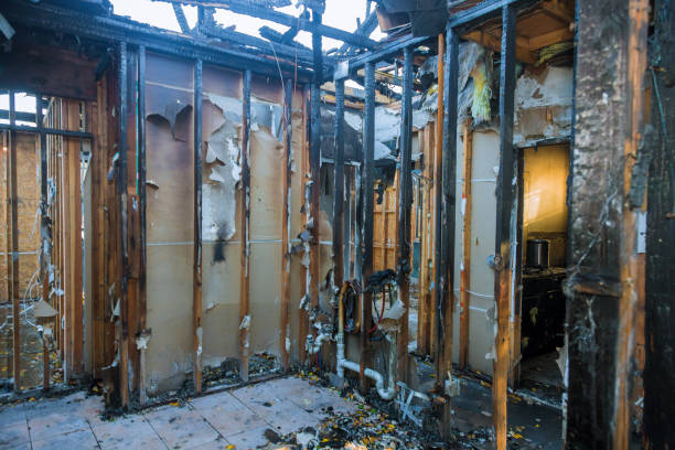 Professional Emergency Fire Cleanup technician working in Dakota City, NE